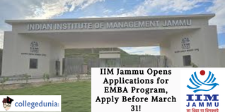 IIM Jammu EMBA Admission 2025 Open, Apply Before March 31!